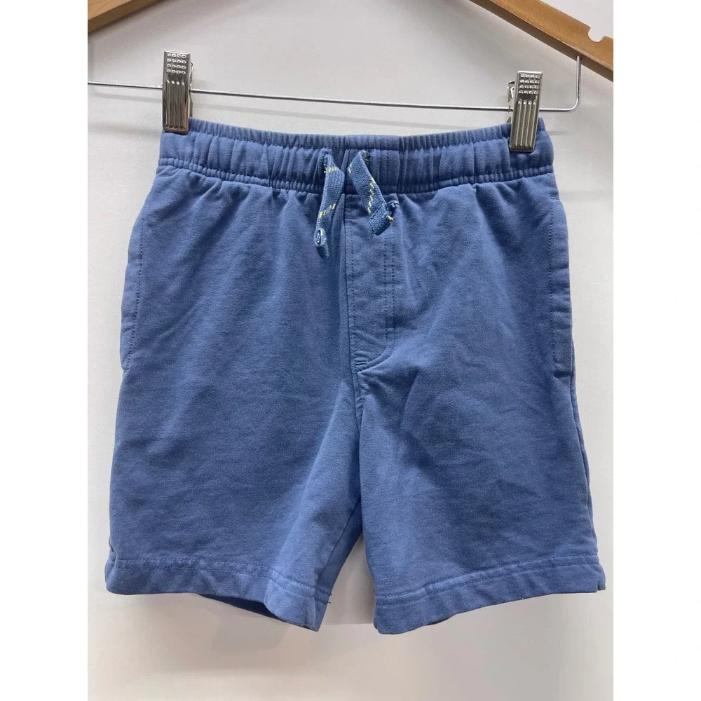 Tommy Bahama Boys Blue Knit Pull On Shorts Size S 5/6 Drawstring Elastic Waist